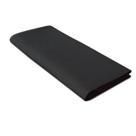 Serviettes de Table Black Noir 51x51cm - Treb SP