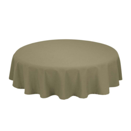 Tablecloth Round Olive 132cm Ø - Treb SP