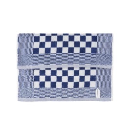 Toalha de Mãos, Bloco Azul e Branco, 52x55cm, Algodão, Treb Towels