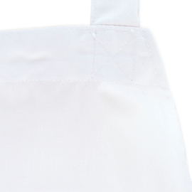 Apron White 80x100cm Polycotton - Treb ELS