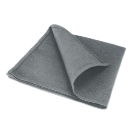 Serviettes de Table Anthracite 40x40cm Coton - Treb X