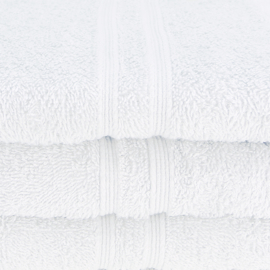 Baddoeken Wit 50x100cm 100% katoen - Treb ADH
