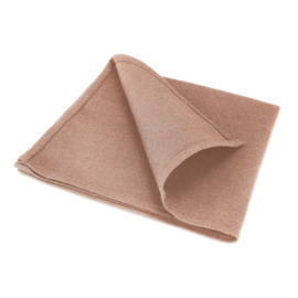 Serviettes de Table Marron 40x40cm Coton - Treb X