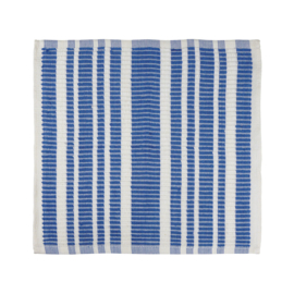 Terry Reinigungstuch 33x35cm blau / weiß gestreift - Treb Towels