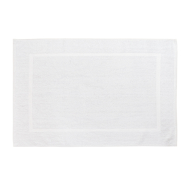 Badematte Weiß 50x75cm 650gr / m2 100% Baumwolle - Treb SH