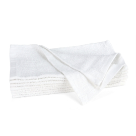 Gæstehåndklæde Hvid 30x30cm - Treb SH