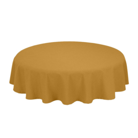 Mantel de Mesa Redondo Gold 132cm Ø - Treb SP