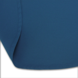 Bordsduk, rund, mörkblå, 132 cm diameter, Treb SP
