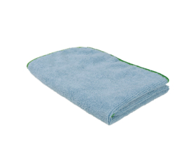 Microvezel Doekjes Blauw Met Groene Rand 40x40cm - Treb Towels