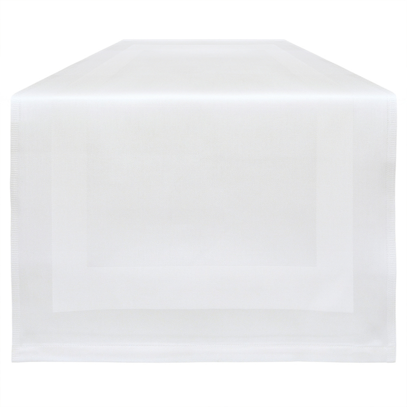 Tischläufer Weiß 53x140 cm