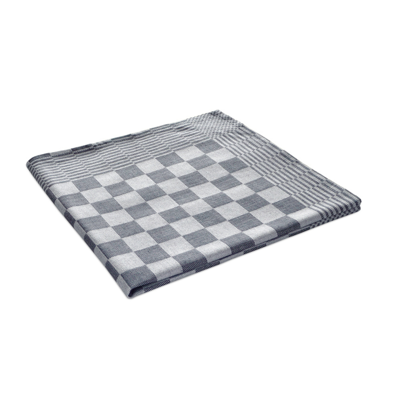 Ręczniki kuchenne, czarno-biała w kratkę, 65x65 cm, 100% bawełna, Treb WS