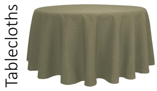 Tablecloths in different qualities, sizes and colours ....