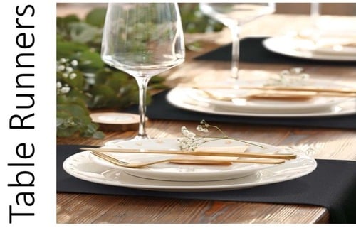 Table runners in different sizes and colours ....