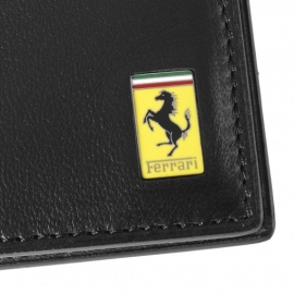 Lederen Ferrari heren portemonnee 488 GTB - zwart