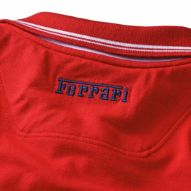 HK6 - Ferrari Polo constructed collar - Red