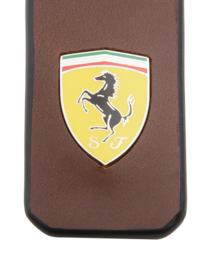 Ferrari Shield Sleutelhanger - bruin