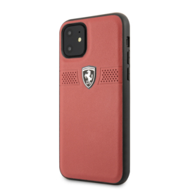 iPhone 11  - HARDCASE - Off Track Grained - Red