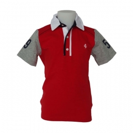 FE3303RO Ferrari Kids Polo - mt 110/116 & 122/128