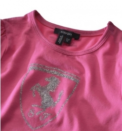 KK6 * Ferrari Glitter T-shirt - pink