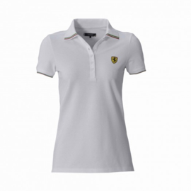 DK6 * Ferrari Dames polo Scudetto Flag - Navy