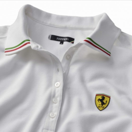 DK6 * Ferrari Dames polo Scudetto Flag - Navy