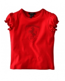 KK6 * Ferrari Glitter T-shirt - red