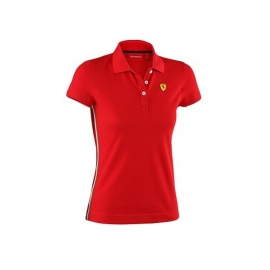 DG3 * Ferrari Dames Poloshirt Tricolore - maat L