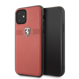 iPhone 11  - HARDCASE - Off Track Grained - Red