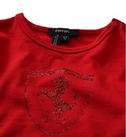 KK6 * Ferrari Glitter T-shirt - red
