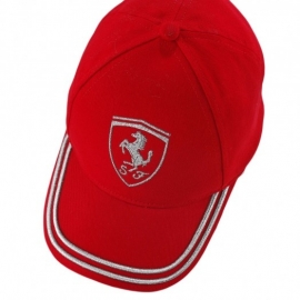 Kids Ferrari Cap Glitter - Rood