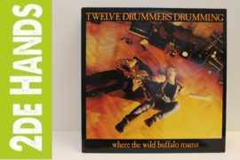 Twelve Drummers Drumming ‎– Where The Wild Buffalo Roams (LP) F10