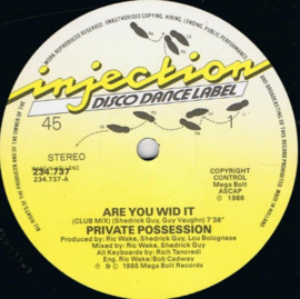 Private Possession – Are You Wid It (12" Single) T20