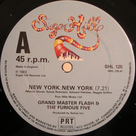 Grandmaster Flash & The Furious Five – New York New York (12" Single) T60