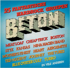 Various ‎– Beton - 25 Fantastische Hardrock Groepen (2LP) D50