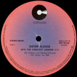 Sister Sledge - He's The Greatest Dancer / We Are Family (12" Single) T50
