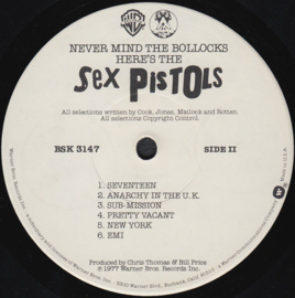 Sex Pistols ‎– Never Mind The Bollocks Here's The Sex Pistols (LP) A80