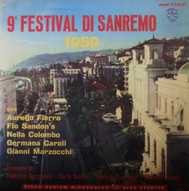 Various – 9° Festival Della Canzone Italiana Sanremo 1959 (LP) D20