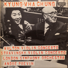 Kyung-Wha Chung, London Symphony Orchestra, André Previn - Violin Concertos (LP) K50