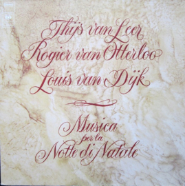 Thijs Van Leer, Rogier Van Otterloo & Louis Van Dijk - Musica Per La Notte Di Natale (LP) L60