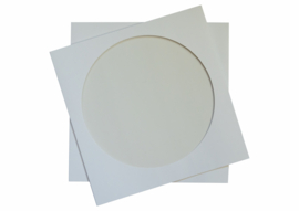 Picture Disc Hoezen (wit) - 5 stuks