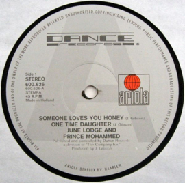 June Lodge And Prince Mohammed - Someone Loves You Honey/One Time Daughter (12" Disco Version) (12" Single) T30