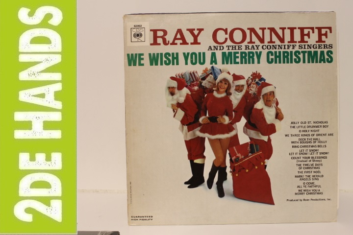 Ray Conniff And The Ray Conniff Singers ‎ We Wish You A Merry Christmas Lp G10 Pop Lps 