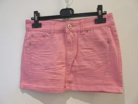 Jeans rok licht roze