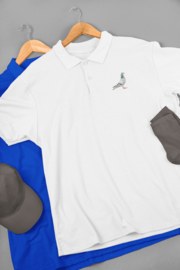 Poloshirt met duif