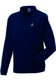 Polo-sweater: donker blauw