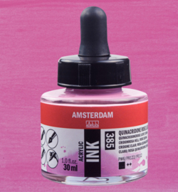 Amsterdam Acrylinkt Fles 30 ml Quinacridoneroze Licht 385