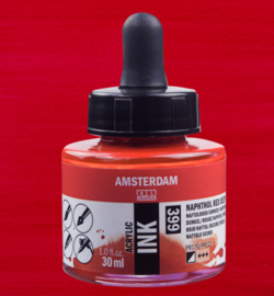 Amsterdam Acrylinkt Fles 30 ml Naftolrood Donker 399