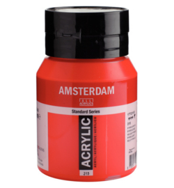 Amsterdam Standard Series Acrylverf Pot 500 ml Pyrrolerood 315