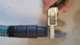 Festool / makita / dewalt slang - 40mm diam - 4 meter met mondstukken