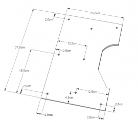 BeQwaam Freestafel bouwtekening